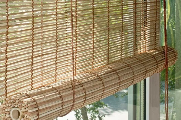 рулонные бамбуковые шторы
